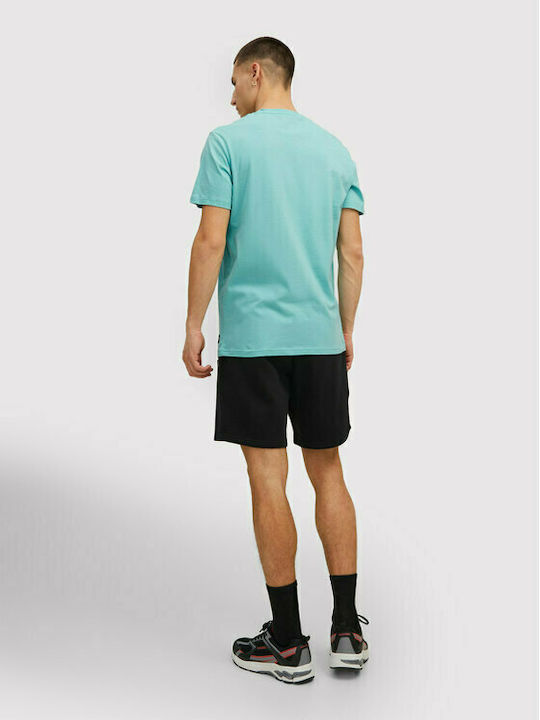 Jack & Jones Ανδρικό T-shirt Marine Blue με Στάμπα