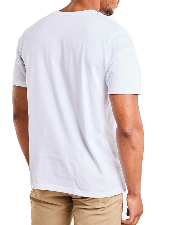 Nautica Herren T-Shirt Kurzarm Weiß