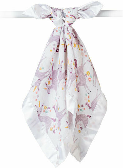 Lulujo Πανάκι Μωρού Luxurious Unicorn Λευκό