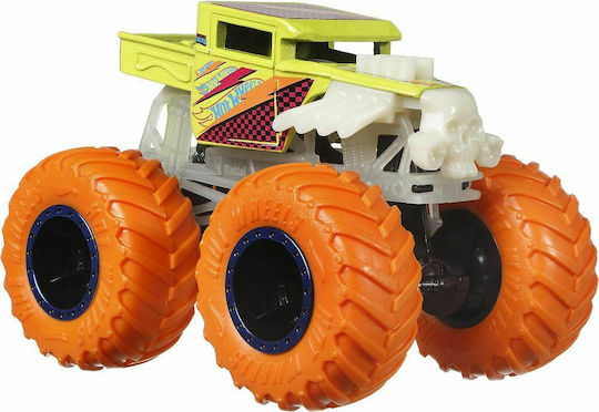 Hot Wheels Mașinuță Strălucirea În Întuneric Shaker Osoase 1:64 Monster Truck Pentru 3+ Ani