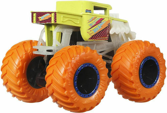 Hot Wheels Mașinuță Strălucirea În Întuneric Shaker Osoase 1:64 Monster Truck Pentru 3+ Ani