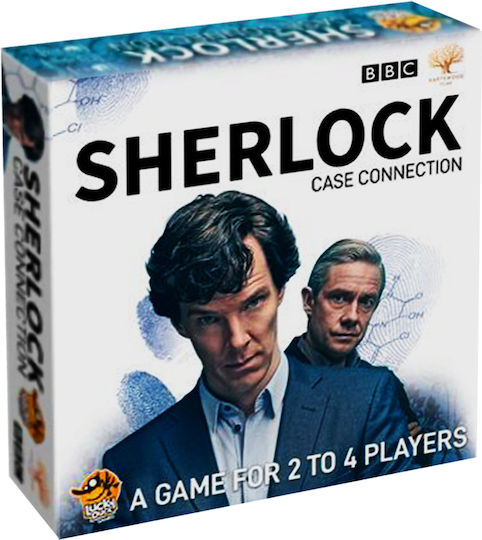 Board Game Sherlock Case Connection for 2-4 Players 8+ Years Old (EN) Lucky Duck Games