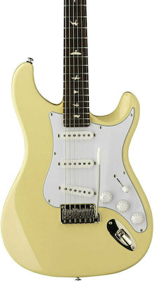 PRS Guitars Electric Guitar SE Silver Sky 3J with SSS Pickups Layout, Rosewood Fretboard in Moon White