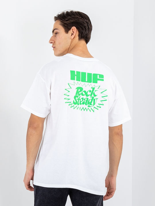 HUF Herren T-Shirt Kurzarm Weiß