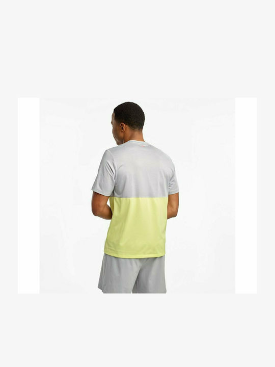 Saucony Tread Tech Men's Athletic T-shirt Short Sleeve Multicolour