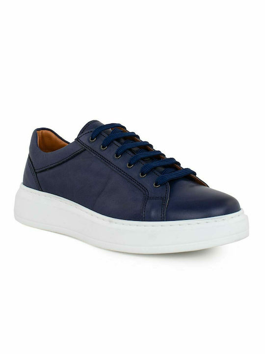 EX-S MEN'S LEATHER XLight SNEAKERS 1875 BLUE