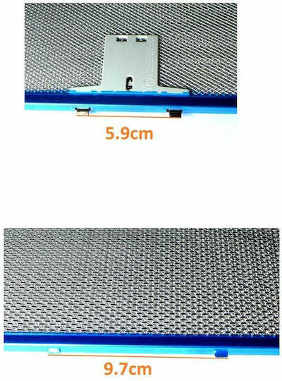 Euro Filter FKA81 Ανταλλακτικό Μεταλλικό Φίλτρο Απορροφητήρα Συμβατό με Siemens / Pitsos / Neff 25x31cm