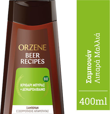 Orzene Bio Beer Recipes Shampoos Hydration for Oily Hair 400ml