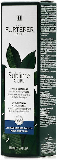 Rene Furterer Furterer Sublime Curl Bio Conditioner Ενυδάτωσης για Σγουρά Μαλλιά για Ξέμπλεγμα στα Κυματιστά Μαλλιά με Μπούκλες 150ml