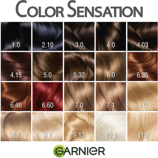 Garnier Color Sensation Βαφή Μαλλιών 5.0 Φωτεινό Καστανό Ανοιχτό 110ml