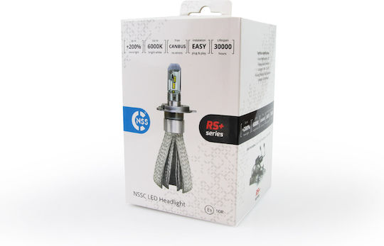 AMiO Lamps Car & Motorcycle RS+ Slim Series H11 / H8 / H9 Canbus LED 6000K Cold White 12-36V 50W 2pcs