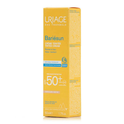 Uriage Bariesun Tinted Cream Слънцезащитна Крем За лице SPF50 с цвят 50мл