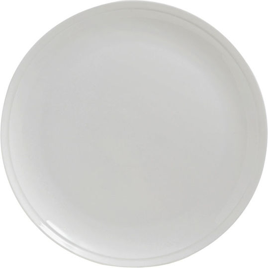 Salt & Pepper Edge Servierplatte Keramik Weiß mit Durchmesser 30.5cm 1Stück
