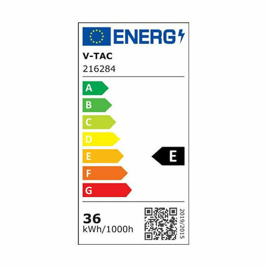 V-TAC Lighting Batten Outdoor with Integrated LED 36W 120cm