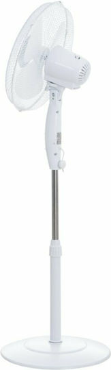 Adler Pedestal Fan 90W Fan Diameter 40cm White