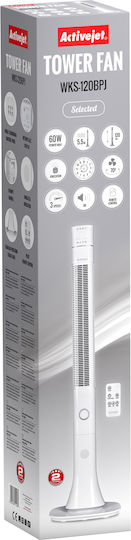 Active Jet Ανεμιστήρας Πύργος 60W Λευκός