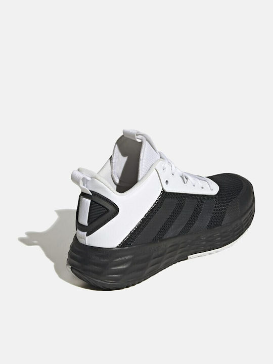 Own the Game 2.0 Ψηλά Μπασκετικά Παπούτσια Core Black / Cloud White