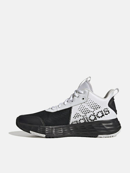 Own the Game 2.0 Ψηλά Μπασκετικά Παπούτσια Core Black / Cloud White