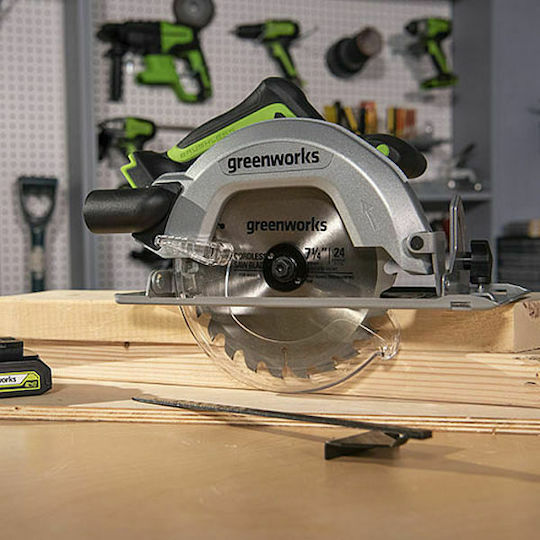 Greenworks Δισκοπρίονο Brushless 24V Solo με Ρύθμιση Ταχύτητας