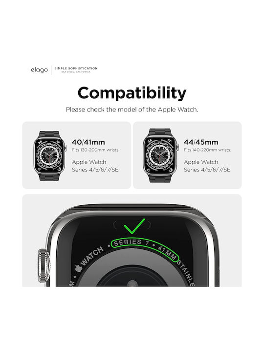 Elago Λουράκι Μαύρο (Apple Watch 38/40/41/42mm) Elago Λουράκι Μαύρο (Apple Watch 38/40/41/42mm)