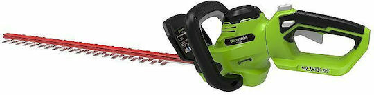 Greenworks G40HT61 Μπορντουροψάλιδο Μπαταρίας 40V με Μήκος Λάμας 61cm Solo