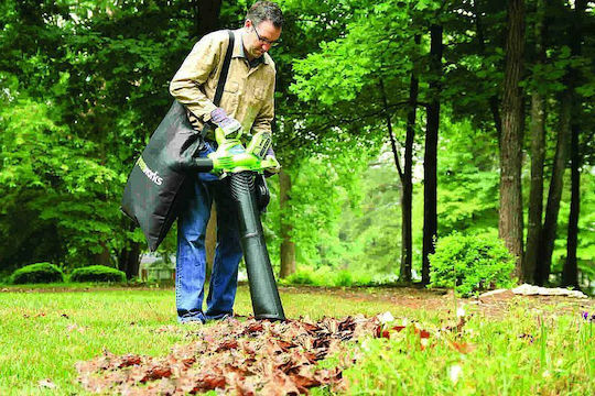 Greenworks GD40BVK4 Gartenlaubbläser Handheld mit Volumenregulierung