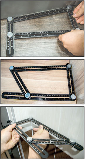 Topmaster Carpenters Angle Ruler Aluminum