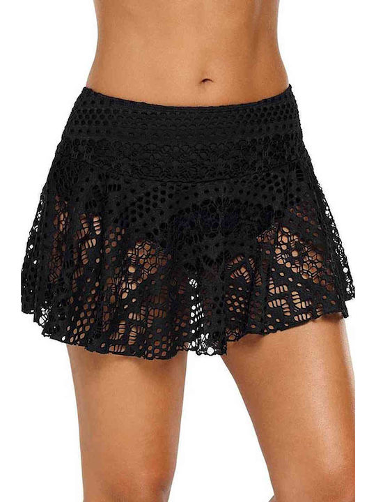 Bikini Φούστα Ψηλόμεση Μαύρη