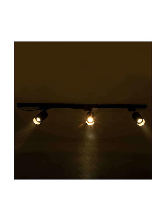 GloboStar Leo Triple Spot with Socket GU10 in Gold Color
