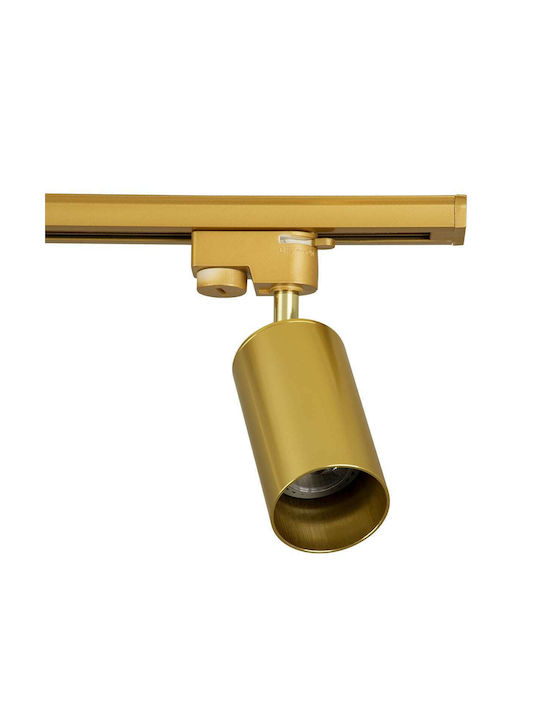 GloboStar Leo Triple Spot with Socket GU10 in Gold Color