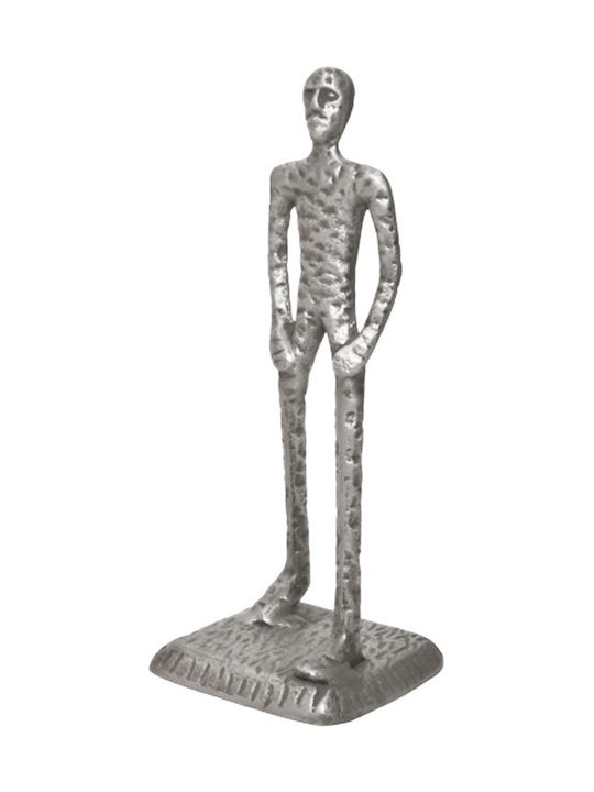 InTheBox Decorative Statuette made of Metal in Silver 11x11x28cm 1pcs