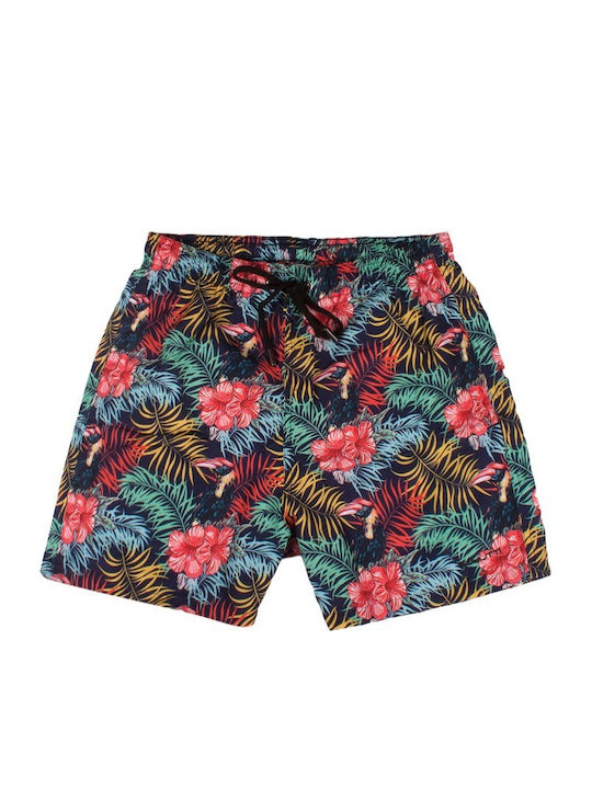 Exotic Men's Swimwear Shorts Blue/Green/Yellow/Red Floral