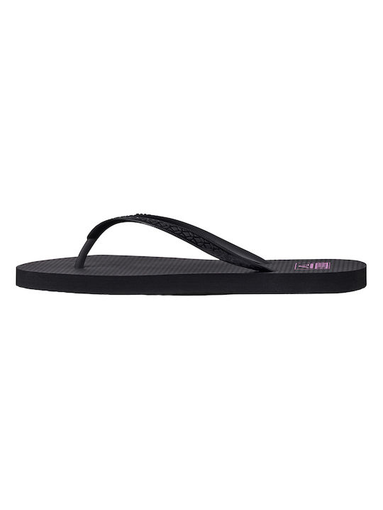 Frauen Flip Flops Black / Purple
