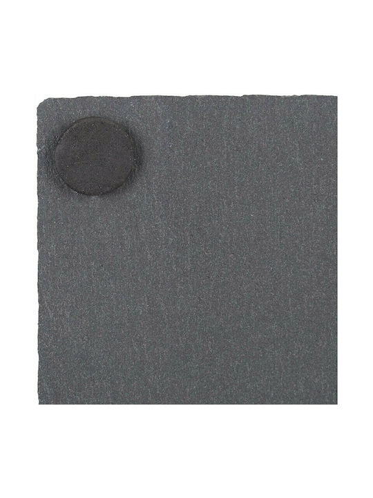 Relaxdays Suport pentru pahare Piatră cu Suport Gri 10x10cm 8buc