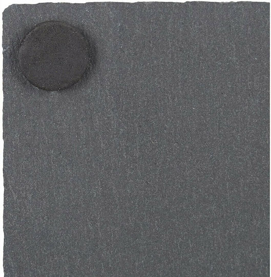 Relaxdays Σουβέρ Πέτρινο με Βάση Γκρι 10x10cm 8τμχ