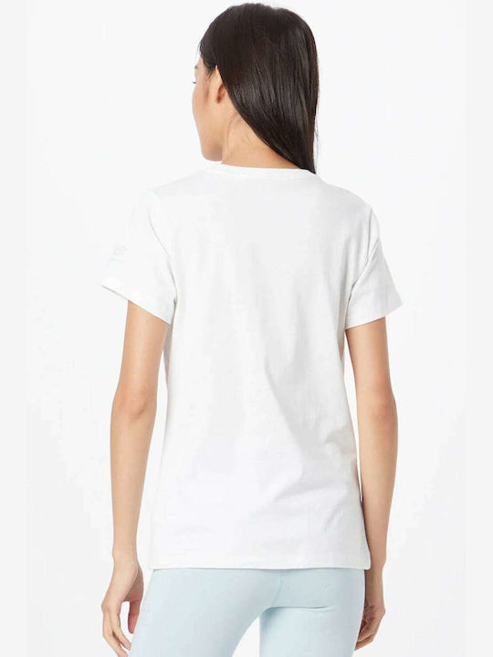 New Balance Essentials Celebrate Γυναικείο T-shirt Λευκό με Στάμπα