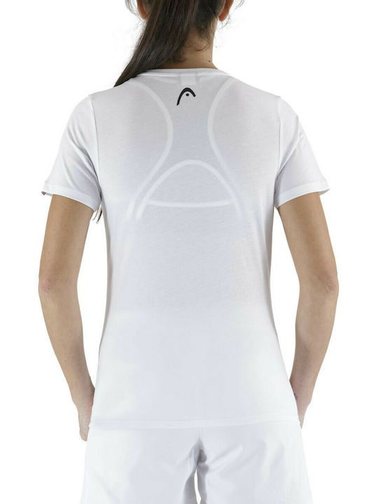 Head Club -WH Damen Sportlich T-shirt Weiß