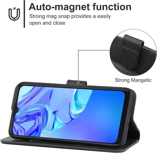 TCL Book Leather Black (TCL 305 / 30 SE / 306 & Sharp Aquos V6 / V6 Plus)