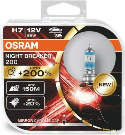 Osram Lamps Car & Motorcycle H7 Halogen 12V 55W 1pcs