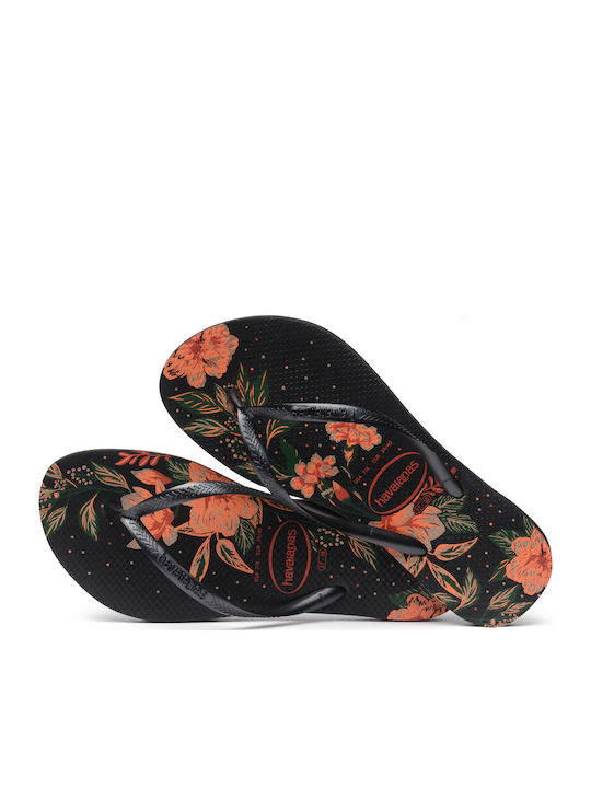 Slim Organic Flip Flops in Black Colour