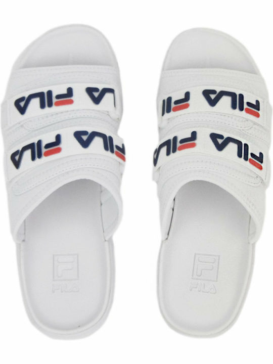 Outdoor Women's Platform Slides White