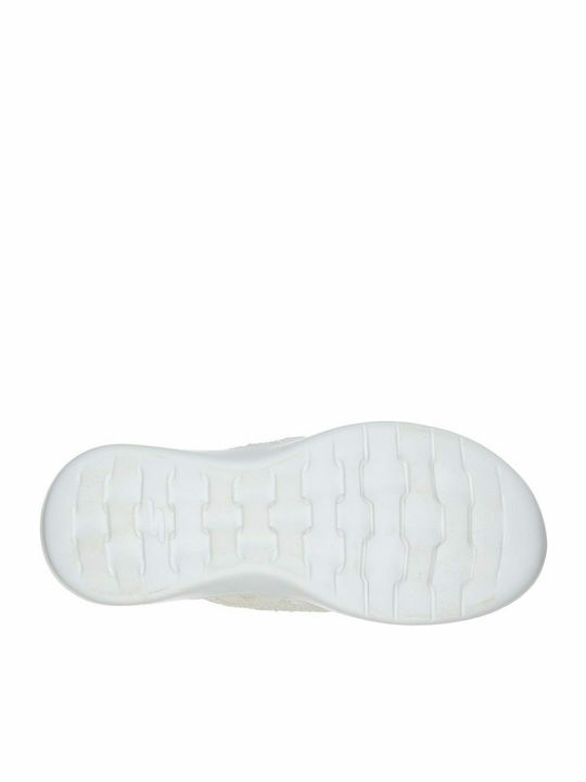 On The Go Luxe Queen Bee Frauen Flip Flops mit Plattform in Beige Farbe