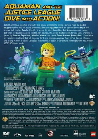 Aquaman: Η Οργη Της Ατλαντιδας DVD