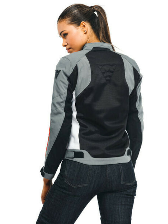 Dainese Hydraflux 2 Air Lady D-Dry Καλοκαιρινό Γυναικείο Μπουφάν Μηχανής Αδιάβροχο Blk/Charc/Lv-Red