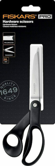 Fiskars Hardware Scissors with Stainless Steel Blade Black 1pcs