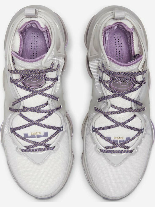 LeBron 19 High Basketball Shoes Phantom / Canyon Purple / Light Iron Ore