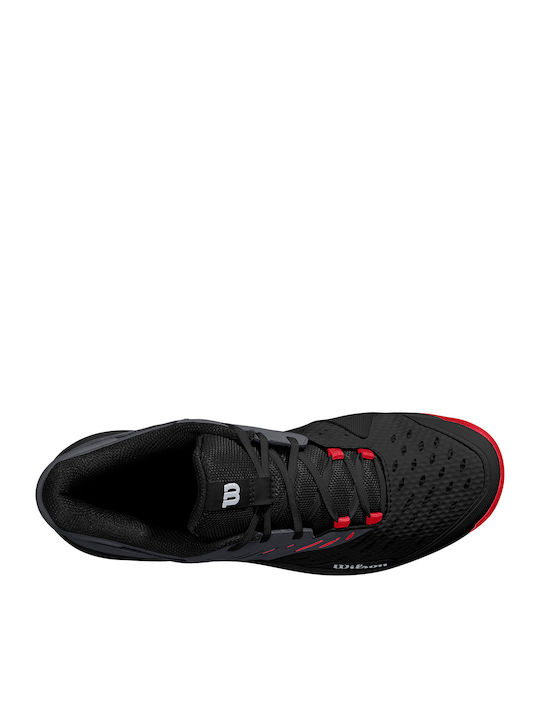 Wilson Kaos Comp 3.0 Ανδρικά Παπούτσια Τένις για Σκληρά Γήπεδα Μαύρα