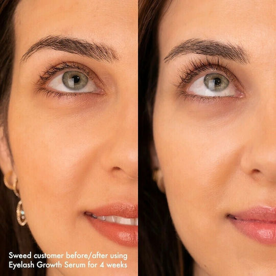 Sweed Growth Moisturizing Serum Eyelashes with Peptides & Hyaluronic Acid for Nourishment 3ml