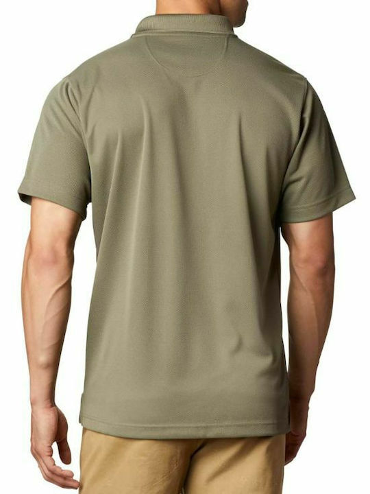 Columbia Utilizer Men's Short Sleeve Blouse Polo Khaki