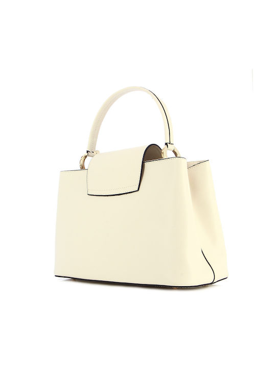 6600 Leather Women's Bag Shoulder Beige 687000426600